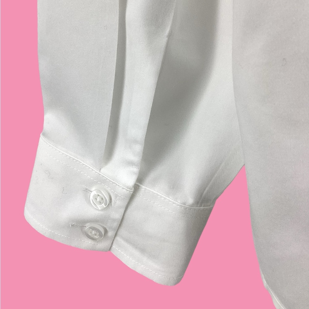 Chico's White Button Down Shirt - Picture 6 of 13